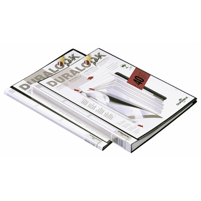 Папка Durable Duralook Plus, с 40 впаянными карманами, корешок 25 мм, полипропилен