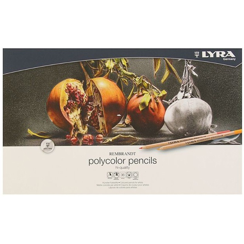 Набор карандашей цветных художественных Lyra Rembrandt  Polycolor, 36 цветов